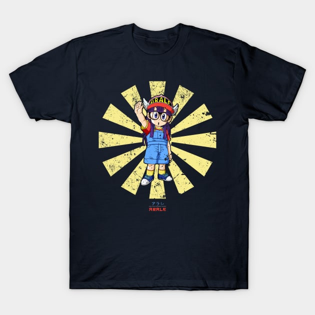 Arale Retro Japanese Dr Slump T-Shirt by Nova5